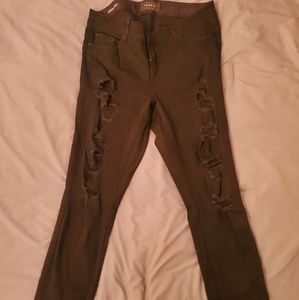 Torrid Black Bombshell Skinny Jeans size 16T
